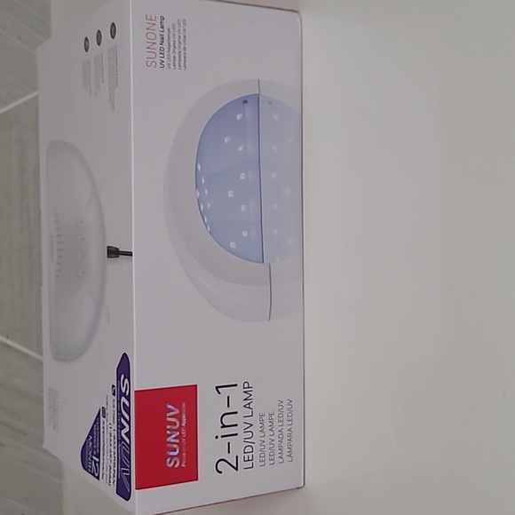 SUNUV 2-IN-1 LED/UV NAIL LAMP, NEW IN BOX - Picture 2 of 7